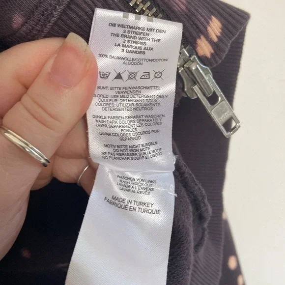 RARE Stella McCartney + Adidas distressed purple zip up hoodie - Picture 11 of 16